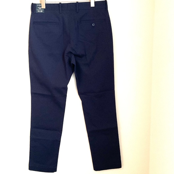 NWT J. Crew Factory Men’s Navy Athletic slim-fit chino pant SZ Various - Picture 11 of 16